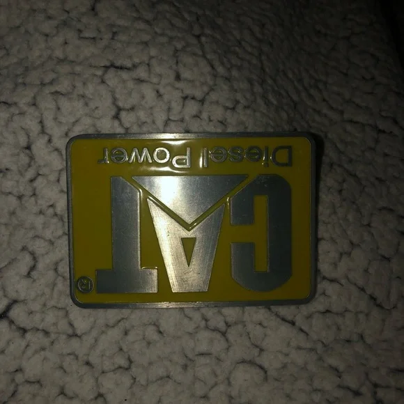 CAT Diesel Power heavy belt buckle only. Like new condition - Picture 2 of 4